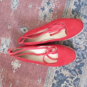 Reformation lace up espadrilles